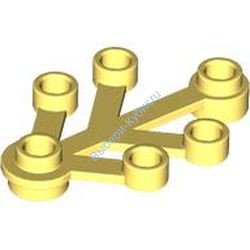 Деталь Лего Листья 4 х 3 Цвет Ярко-Светло-Желтый