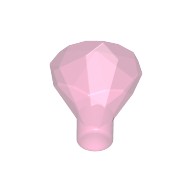 Деталь Лего Камень / Кристалл 1 х 1 24 Грани Цвет Прозрачно-Темно-Розовый