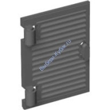 Деталь Лего Окно 1 х 2 х 3 Затвор С Петлями И Ручкой Цвет Темно-Серый 