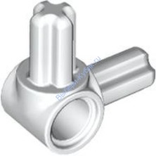 Деталь Лего Техник Коннектор Хаб Пин - Две Перпендикулярные Оси Цвет Белый