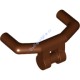 Деталь Лего Руль Велосипеда / Мотоцикла С Угловыми Ручками Цвет Коричневый