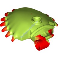 Деталь Лего Венерина Мухоловка С Красными Шипами Цвет Лайм