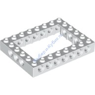 Деталь Лего Техник Кубик 6 х 8 Открытый Центр Цвет Белый