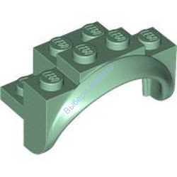 Деталь Лего Автомобильное Крыло 4 х 2 1/2 х 1 С Аркой Круглое Цвет Песочно-Зеленый