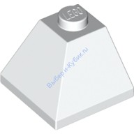 Деталь Лего Скос 45 2 х 2 Двойной Свод Цвет Белый