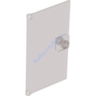 Деталь Лего Дверь 1 X 4 X 6 С Штырьком - Ручкой Цвет Прозрачно-Коричневый