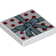 Деталь Лего Плитка 2 х 2 Подарочная Упаковка Цвет Белый