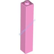 Деталь Лего Кубик 1 х 1 х 5 - Закрытый Штырек Цвет Ярко-Розовый