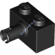 Деталь Лего Кубик Модифицированный 1 х 2 С Пином Цвет Черный