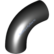 Деталь Лего Кубик Круглый 1 х 1 D. Градусов - Без Шляпки - Тип 2 - С Отверстием Под Ось Цвет Черный