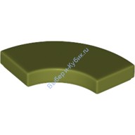 Деталь Лего Плитка Круглый Угол 2 х 2 Макарони Цвет Оливковый Зеленый
