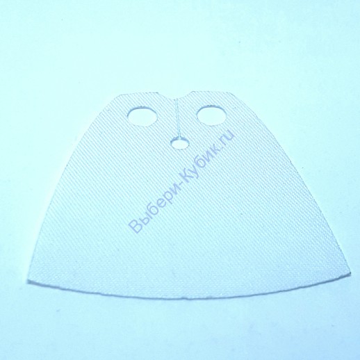 Деталь Аналог Совместимый С Лего Плащ Цвет Белый