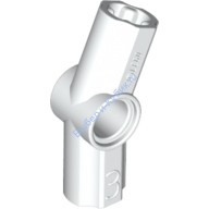 Деталь Лего Техник Коннектор Угловой #3 - 157.5 Градусов Цвет Белый