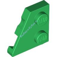 Деталь Лего Пластина Клин 2 х 2 Левая Цвет Зеленый