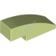 Деталь Лего Скос Закругленный 3 х 1 Без Штырьков Цвет Фисташковый