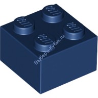 Деталь Лего Кубик 2 х 2 Цвет Темно-Синий