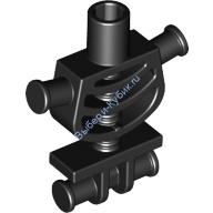 Деталь Лего Торс Скелета Цвет Черный