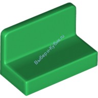 Деталь Лего Панель 1 х 2 х 1 С Закругленными Углами Цвет Зеленый