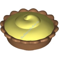 Деталь Лего Пирог С Желтым Кремом Цвет Карамельный