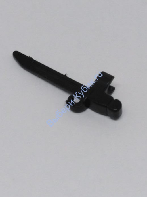 Деталь Аналог Совместимый С Лего Меч Сабля /Клинок Цвет Черный