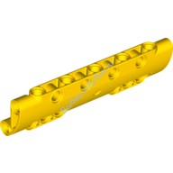 Деталь Лего Техник Панель Изогнутая 11Х3 10 Пин-Отверстий Цвет Желтый