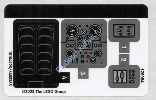 Наклейки К Набору Лего Super Hero 76224 - (10104995/6455388)