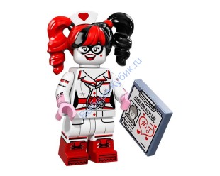 Минифигурка Лего коллекционные (без упаковки) Супер Хироус Медсестра Харли Квинн