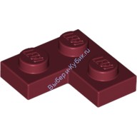 Деталь Лего Пластина 2 х 2 Угол Цвет Темно-Красный