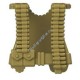Деталь Аналог Совместимый С Лего Жилет с оружием 2 бежевый