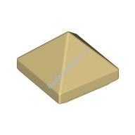 Деталь Лего Скос 45 1 х 1 х 2/3 Четверной Свод Цвет Песочный