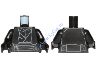 Деталь Лего Торс С Рисунком Цвет Черный
