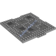 Деталь Лего Кубик Модифицированный 16 х 16 С 1 х 4 Выемкой И С 1 х 4 Пластиной С Рисунком Цвет Светло-Серый