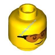 Деталь Лего Голова Минифигурки Цвет Желтый