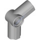 Деталь Лего Техник Коннектор Угловой #5 - 112.5 Градусов Цвет Светло-Серый