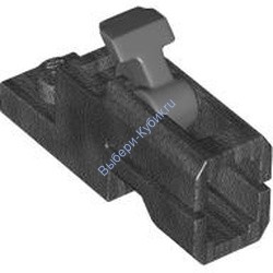 Деталь Лего Пусковая Установка Для Снарядов 1 х 2 Мини-Бластер В Сборе Цвет Перламутрово-Темно-Серый