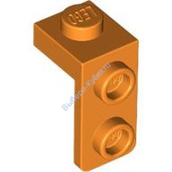 Деталь Лего Кронштейн 1 x 1 - 1 x 2 Цвет Оранжевый