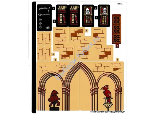 Наклейки К Набору Лего 75948 Лист 1