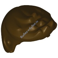 Деталь Лего Парик Цвет Темно-Коричневый