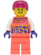 Минифигурка Лего Сити Велосипедист