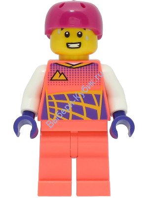 Минифигурка Лего Сити Велосипедист