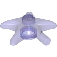 Деталь Лего Морская Звезда Цвет Прозрачно-Фиолетовый