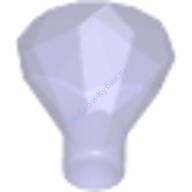 Деталь Лего Камень / Кристалл 1 х 1 24 Грани Цвет Прозрачно-Фиолетовый