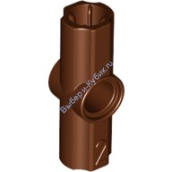 Деталь Лего Техник Коннектор Угловой #2 - 180 Градусов Цвет Коричневый