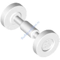 Деталь Лего Колеса Для Скейта Цвет Белый