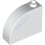 Деталь Лего Кубик Модифицированный 1 х 3 х 2 С Закругленным Верхом Цвет Белый