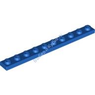 Деталь Лего Пластина 1 х 10 Цвет Синий