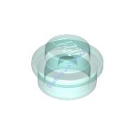 Деталь Лего Пластина Круглая 1 х 1 Цвет Прозрачно-Голубой