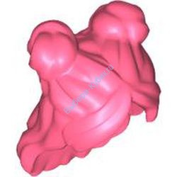 Деталь Лего Волосы Минифигурки Цвет Коралловый