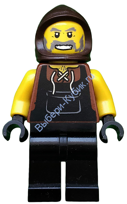 Минифигурка Лего Фентези Рыцари Кузнец cas413