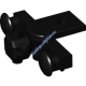 Деталь Лего Демпфер Поезда С Герметичным Магнитом - Тип 3 (Плоский Закрытый Низ) Цвет Черный